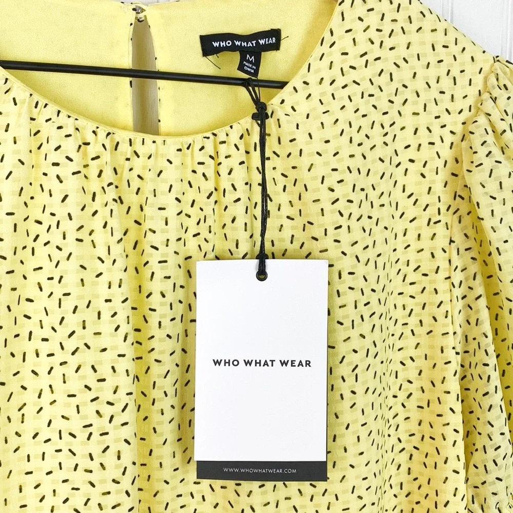 WHO WHAT WEAR Yellow Dress - Picture 8 of 9